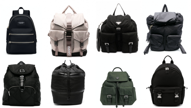 Der Rucksack zur Designer Kleidung